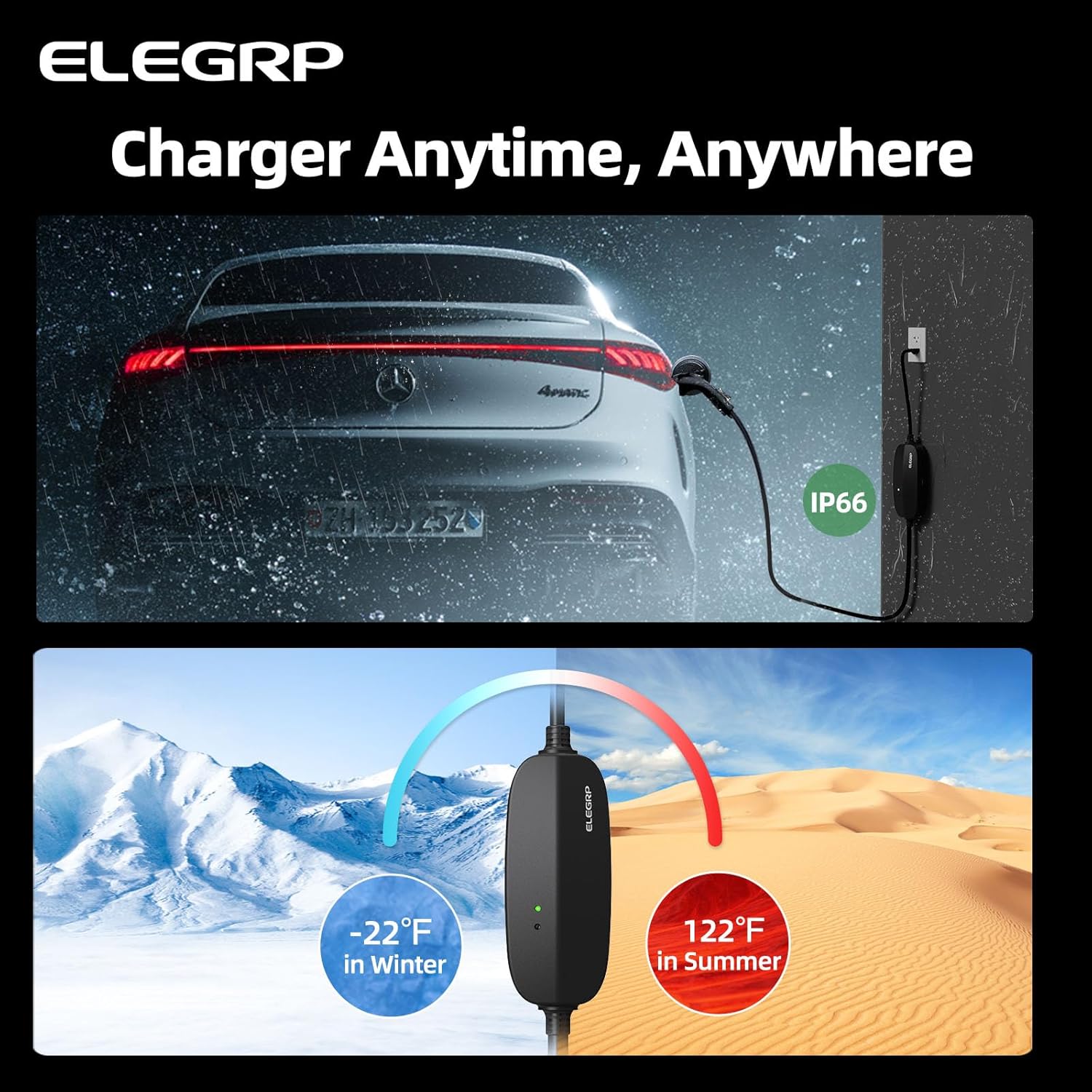 ELEGRP J1772 Ac Fast EV Car Ch - огляд і ціна Portable Ev Charger