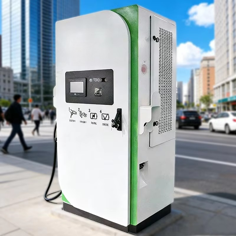 60kw  CCS2+CHAdeMO OCPP Fast C - огляд і ціна Ev Charging Pile