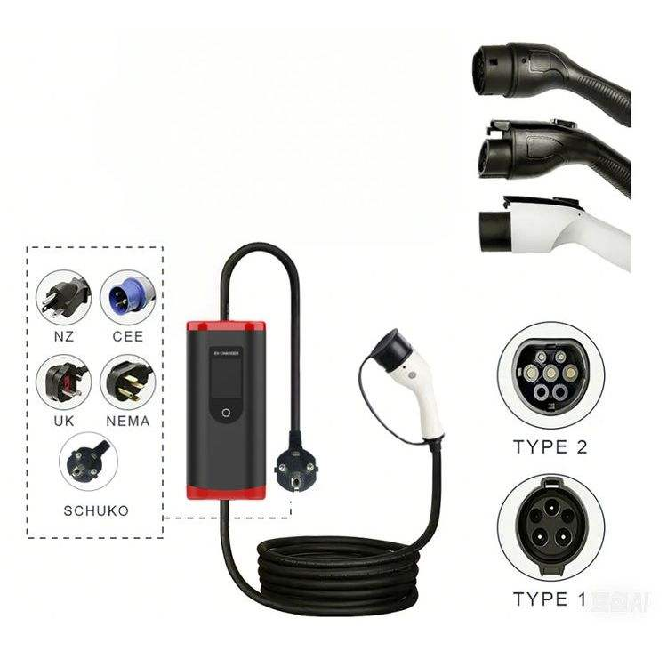 7kw Type 2 (IEC 62196)Portable - огляд і ціна Portable Ev Charger
