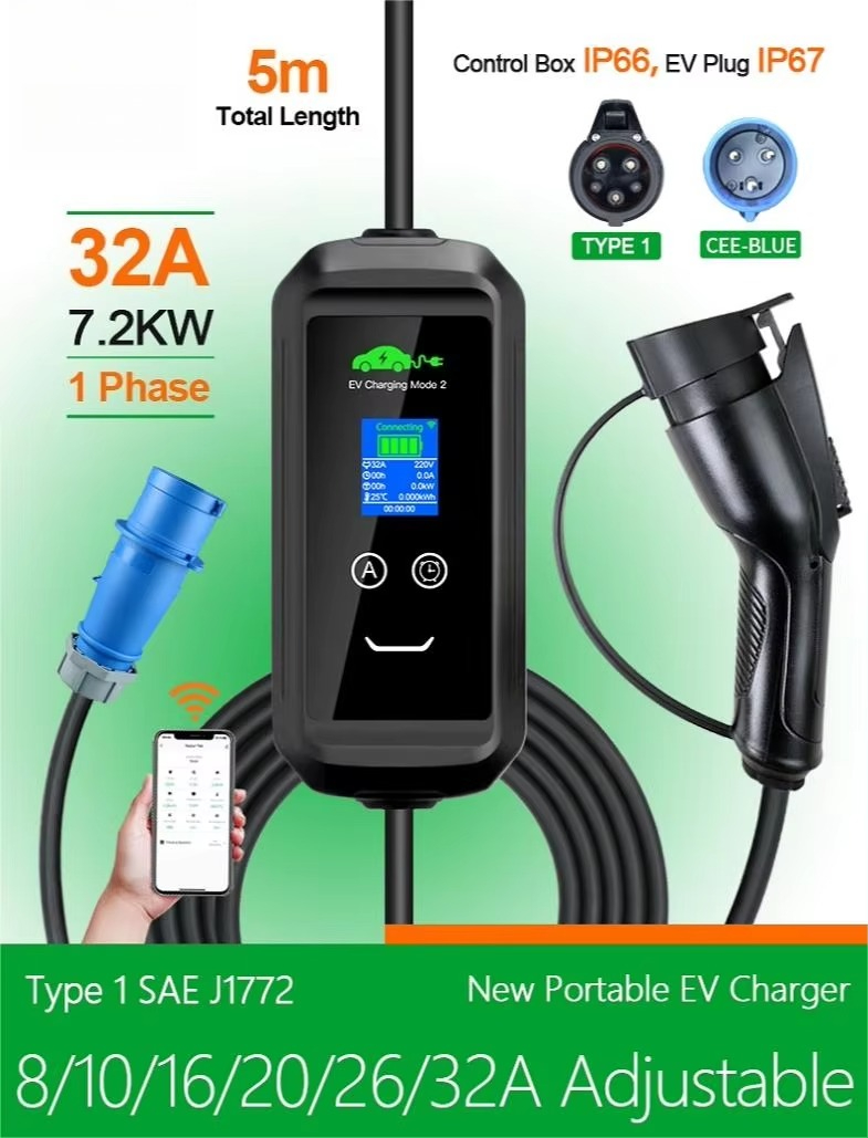 Custom USA AC Portable EV Char - огляд і ціна Ev Charging Pile